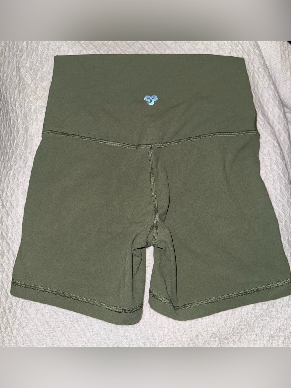 Aritzia TNA Olive Green biker shorts